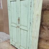 Ancienne armoire Art déco en teck birman