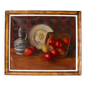 Oil on canvas - Still life - Early 20th century