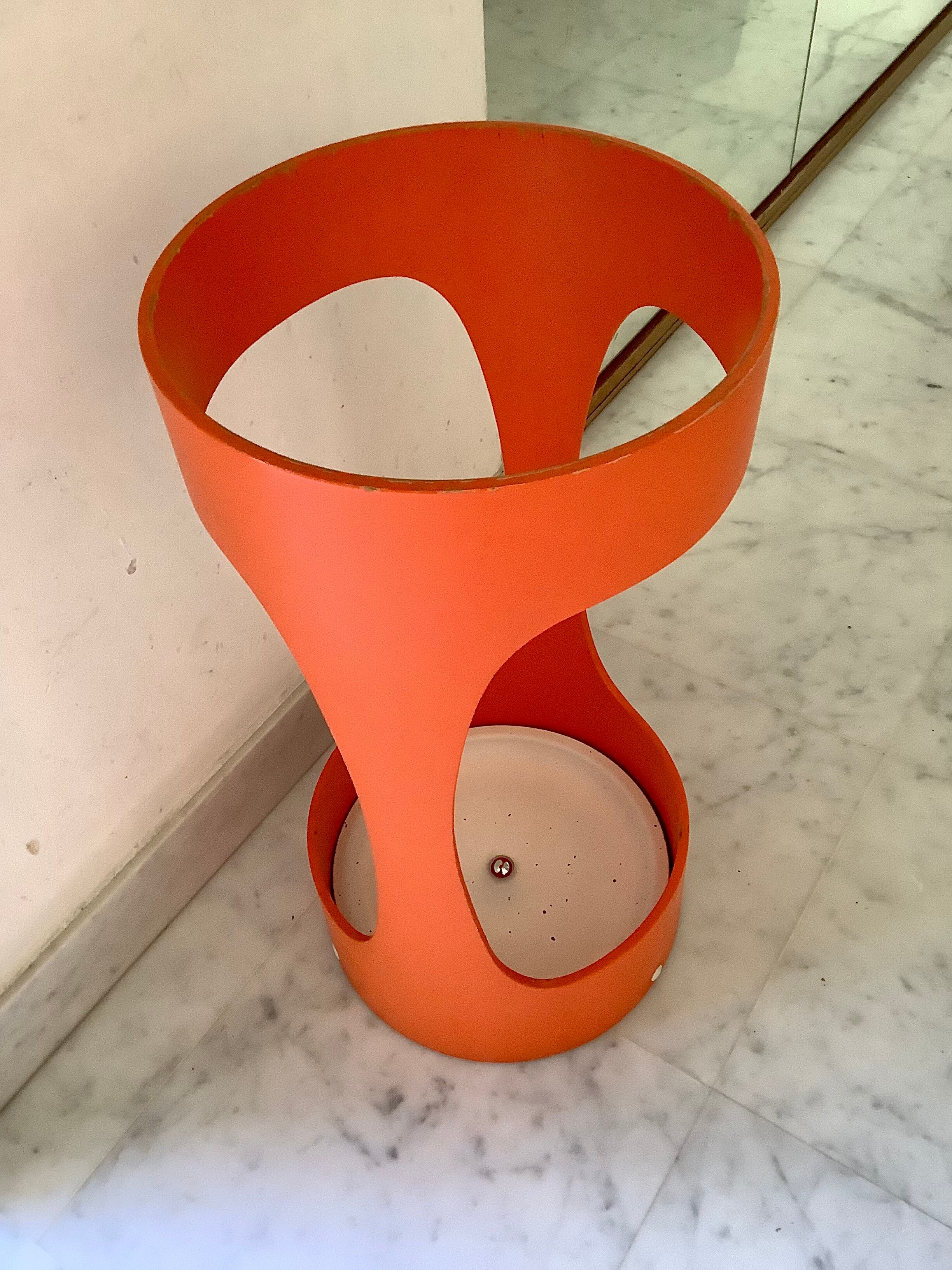 Shonbuch umbrella holder from the 70's orange