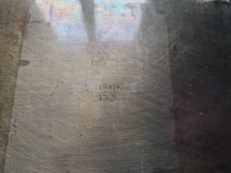 Mail tray, letters, in copper or brass - India