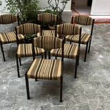 Lot de 6 chaises type Baumann