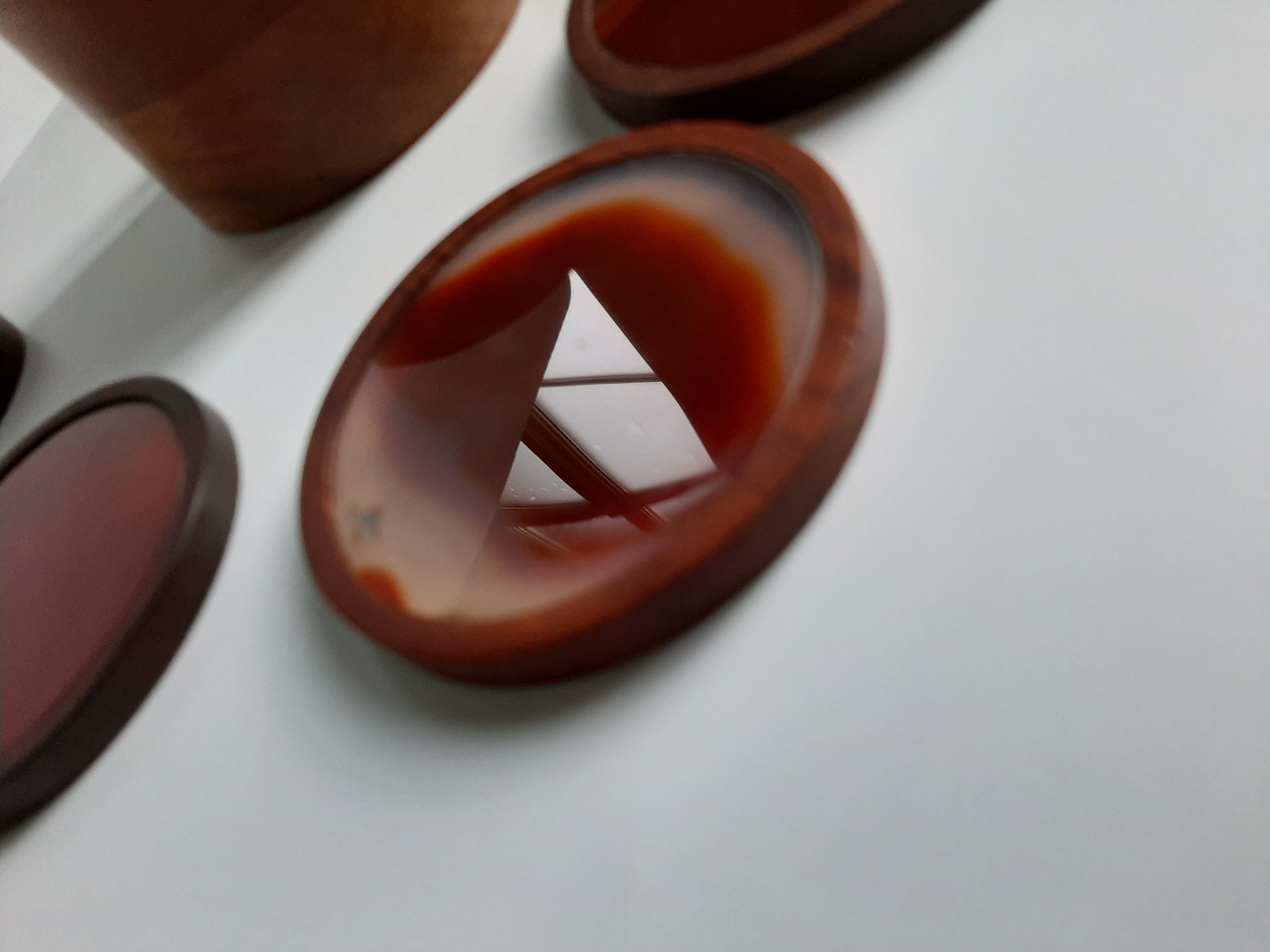 Vintage teak coaster