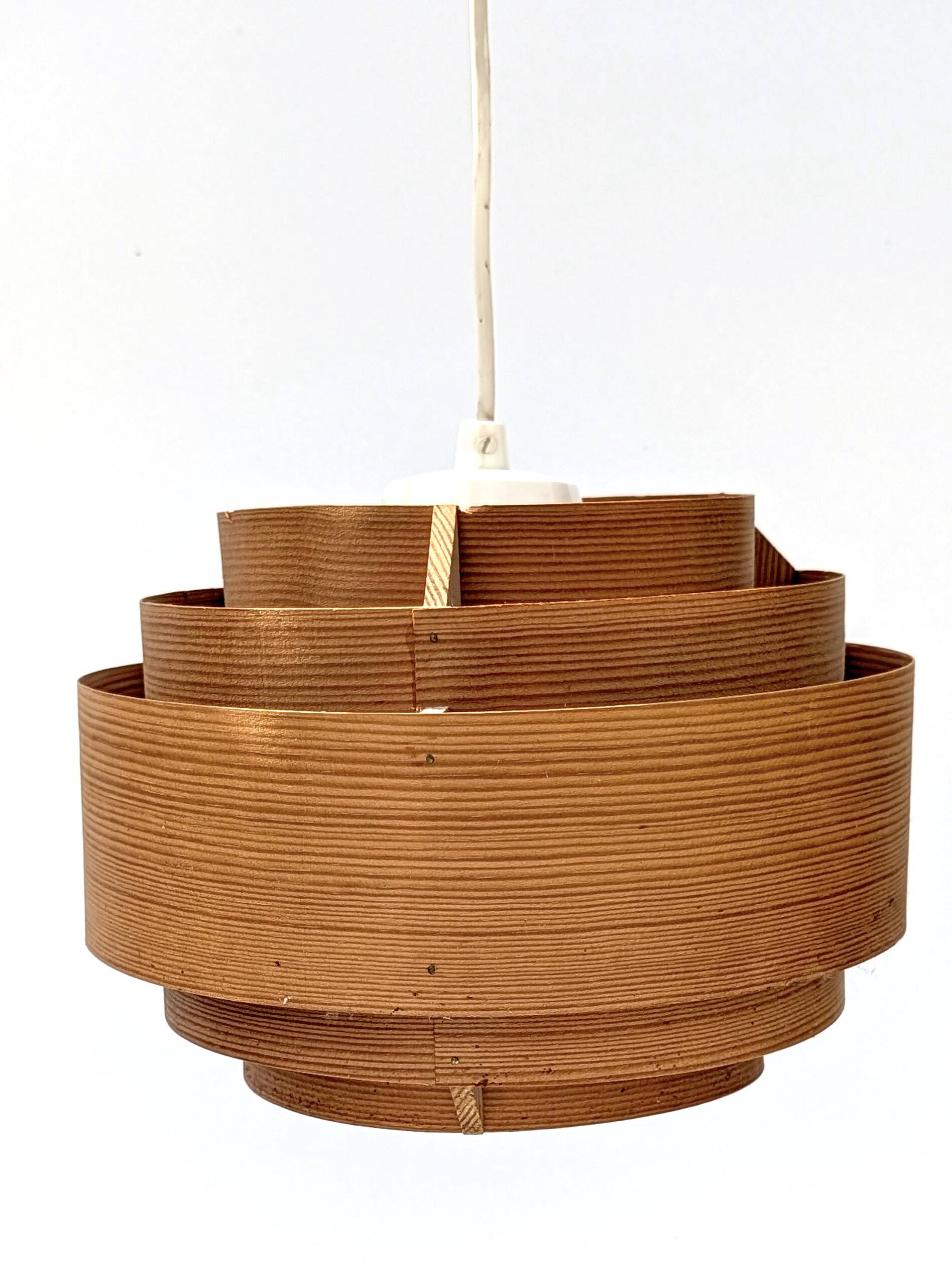 Suspension in pine veneer by Hans-Agne Jakobsson