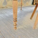 Walnut farmhouse table + extensions