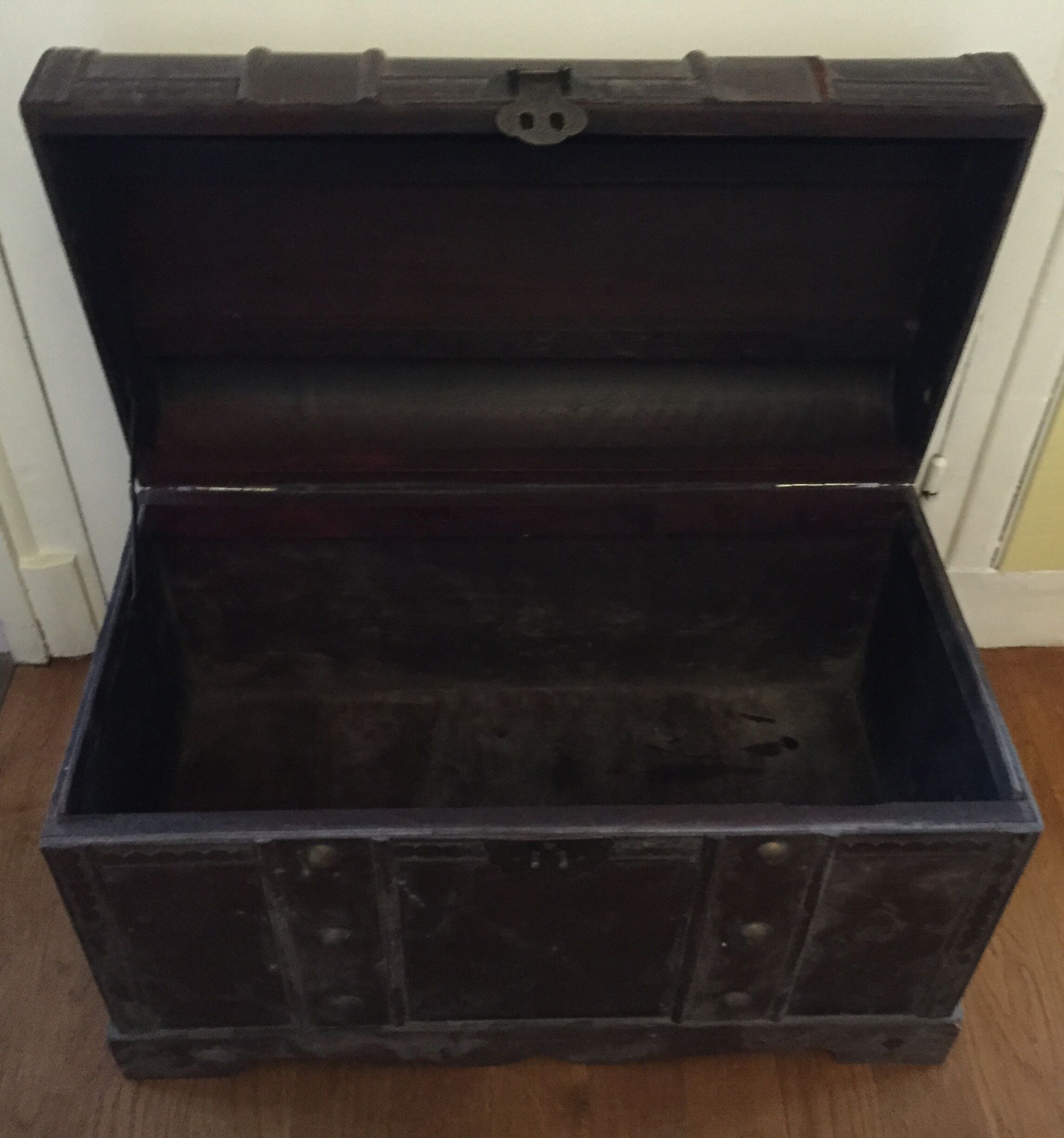 Wooden storage box