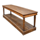 Antique French draper's table / 2 x drawers / Pinewood / 1900s