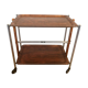 Folding wheelchair serving table