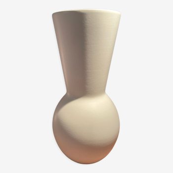 White ceramic vase