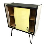 Vintage sideboard in yellow formica