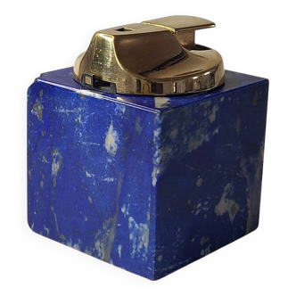 Briquet de table en pierre de lapis-lazuli Ronson