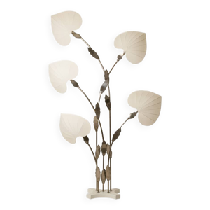 Lampadaire en laiton - soie