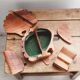 Coffret, boîte à bijoux en bois 