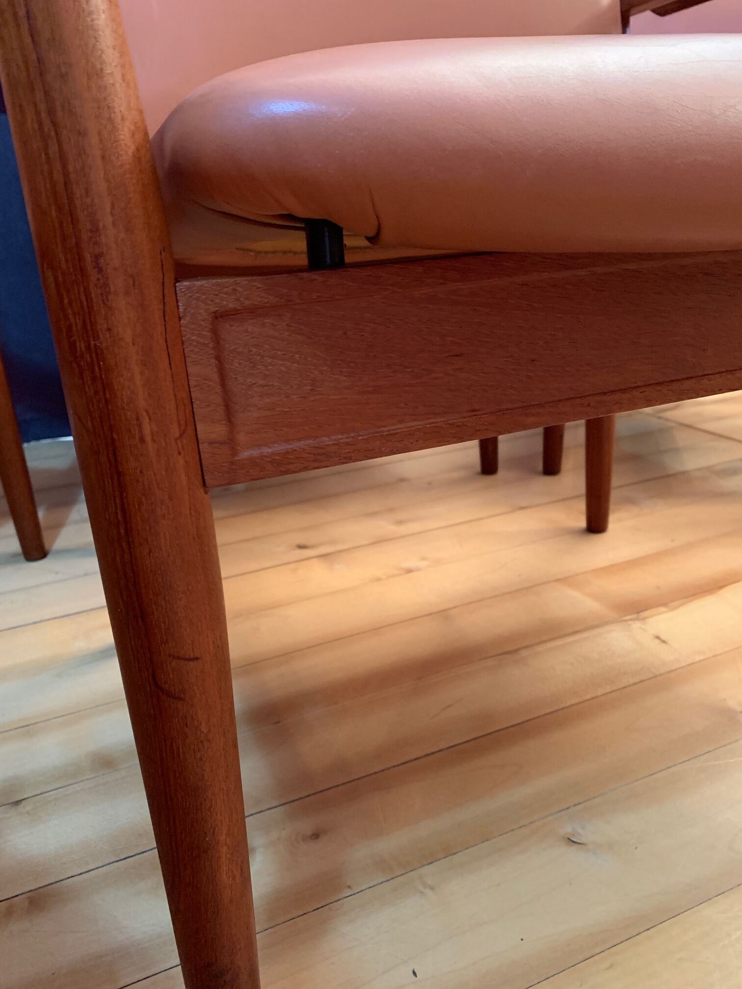 Set of six Diplomat armchairs, model 209 by Finn Juhl, Cado, 1960s