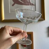 Set of 10 champagne glasses