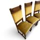 four Victorian dining chairs