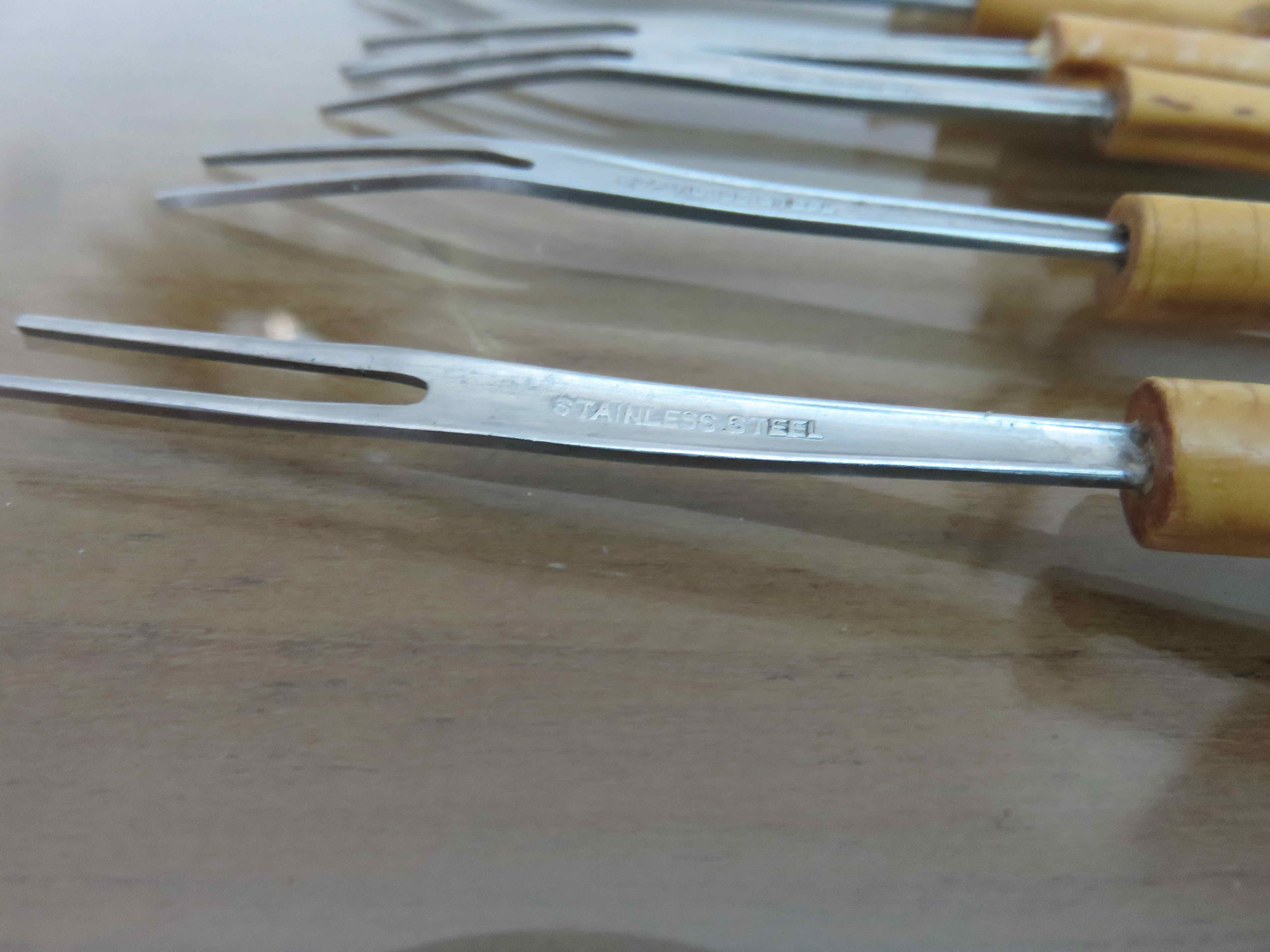 Door aperitif spades bamboo sleeves 60s 70s