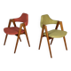Set of two Vintage Danish Teak Compass chairs by Kai Kristiansen