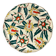 Longwy cake dish, "Romance" model, early 20th century.