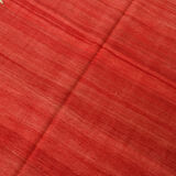 Red & beige wool kilim rug 237x142cm