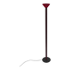 Postmoderne memphis milano style rouge noir lampadaire uplighter sottsass