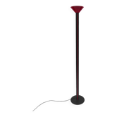 Postmoderne memphis milano style rouge noir lampadaire uplighter sottsass