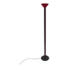 Postmodern memphis milano style red black floor lamp uplighter sottsass
