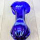 Large Cobalt Blue Art Glass Vase - Murano Work - Italy 1960