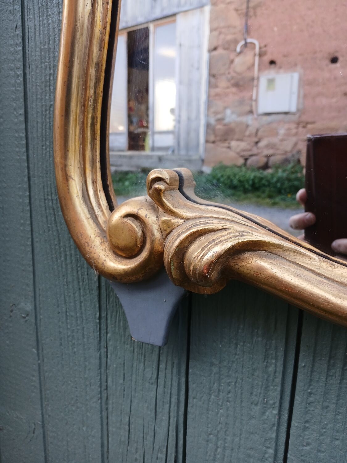 Antique trumeau mirror
