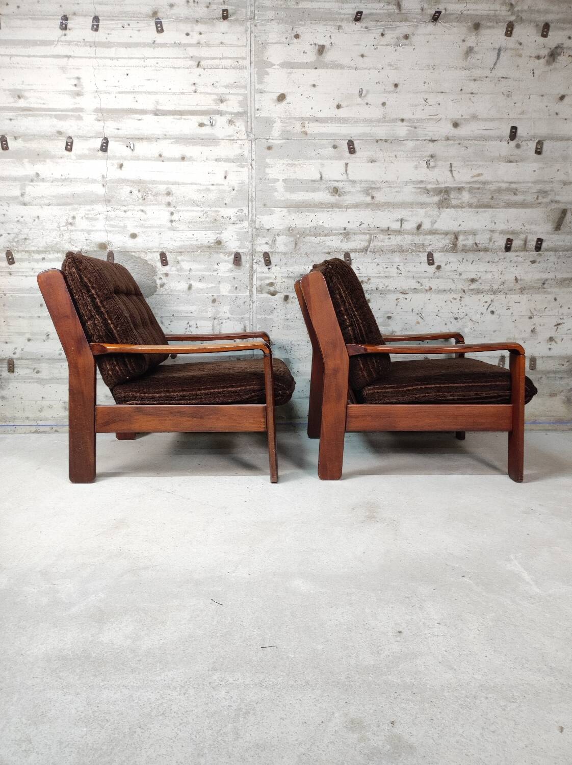 Pair of Scandinavian armchairs