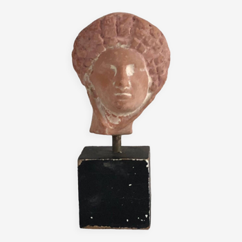 Ceramic woman's head
