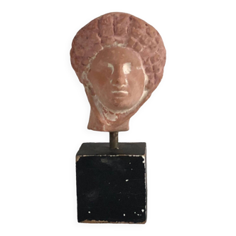 Ceramic woman's head