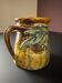 Provençal pitcher in ceramic signed Galtié – olive leaf decoration