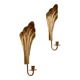 Pair of vintage Swedish brass sconces by Arvika