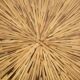 Bamboo and brass marquetry coffee table circa 1980