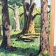 Small oil painting J. Biot