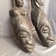 Ancient Pair Mask Helmet Dogon Bambara Mali Ceremony Ritual