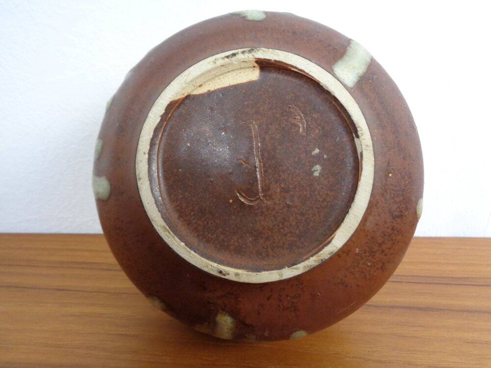 Danish Studio Ceramic Vase, 1960s