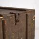 Small antique olive green chest (c.1920) #26