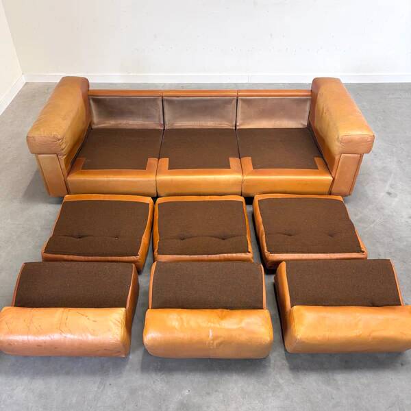 Robert Haussmann lounge sofa, De Sede 1970s