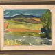 Vintage Oil on Canvas Landscaoe by Svan Grandin 1960s