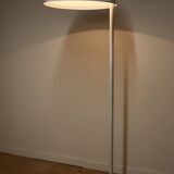 Vintage floor lamp in white lacquered metal, 1970