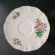 large breakfast cup saucer faience luneville kg street lamp flowers vintage