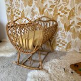 Rattan cradle