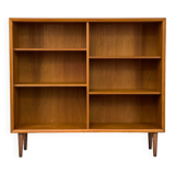 Bibliothèque danoise en teck par HW Klein pour Bramin, années 1960