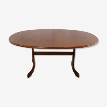 G-Plan oval adjustable table