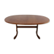 G-Plan oval adjustable table