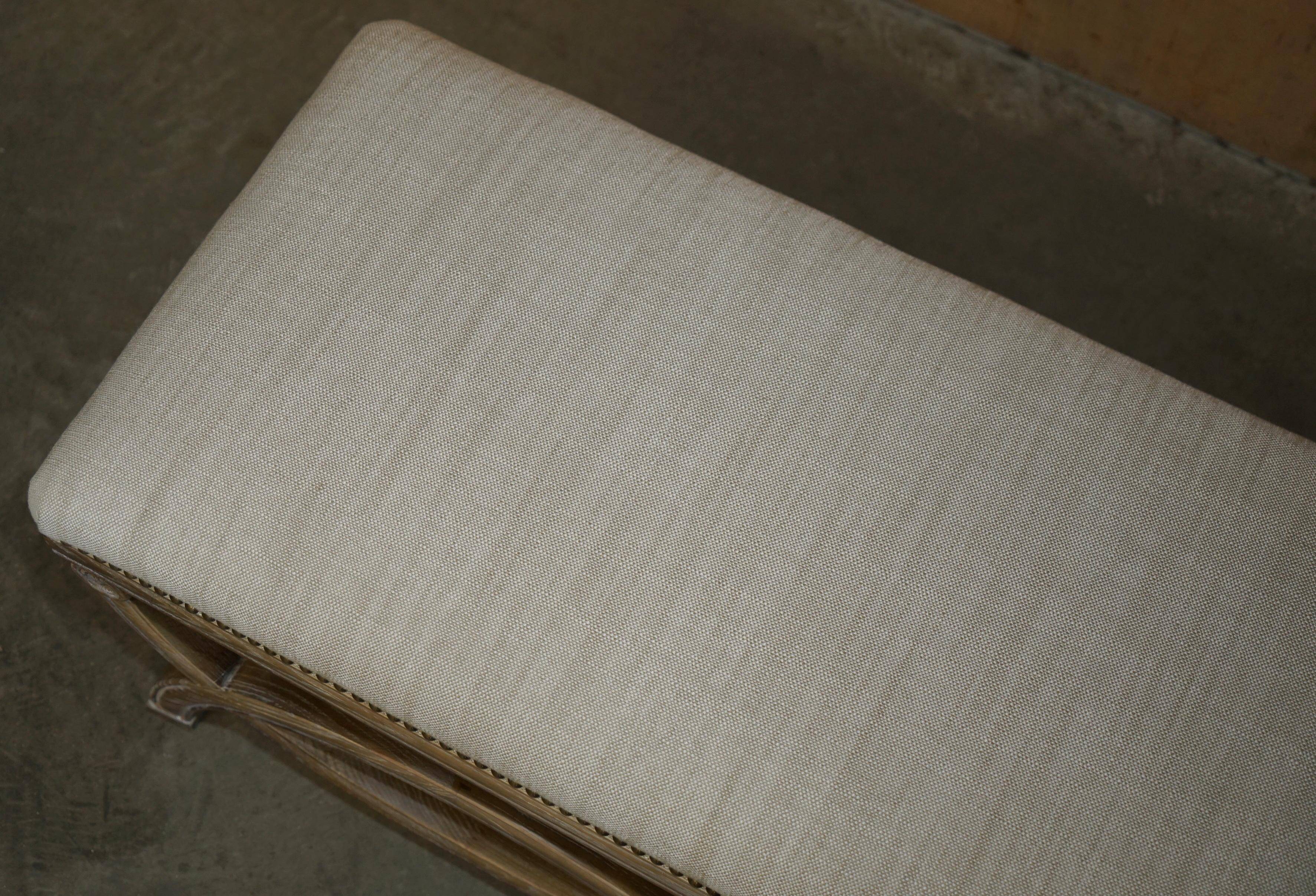 Regency style banquette - Dressing table or double piano stool