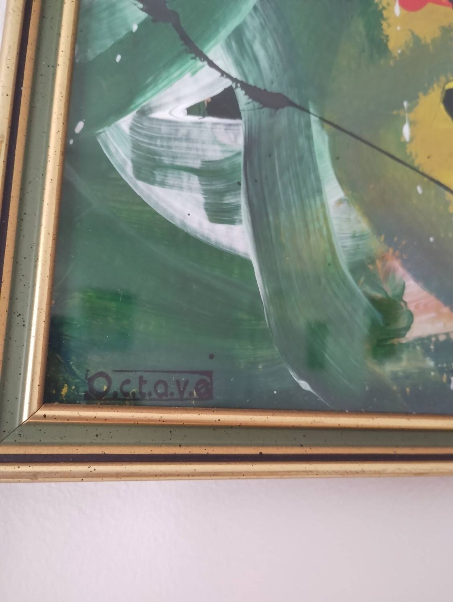 Petite peinture abstraite