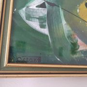Petite peinture abstraite