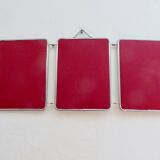 Triptych barber mirror from the 50s and 60s